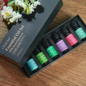 Essential Oil Set Body Massage Aromatherapy Pure Lemongrass Rose Tea Tree Lavender Eucalyptus Essential Oil