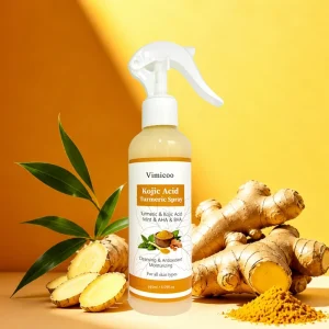 Exfoliating Body Spray Turmeric Kojic Acid AHA BHA Whitening Deep Cleansing Hight Quality Gentle Skin Care Exfoliator