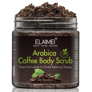 Exfoliating Face Body Coffee Scrub Natural Stretch Mark Acne Arabica Coffee Scrub for Skin Care