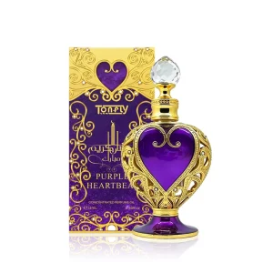 Exquisite Heart Glass Bottle Perfume Oil 15ml Concentrated Arabian Fragrance Non alcoholic Dubai Style Scent