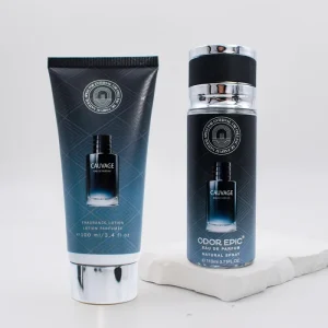 ExquisiteLuxury Men Fragrance Set 110ml Natural Spray Perfume and 100ml Fragrance Body Lotion Daily Care Long Lasting Fragrance
