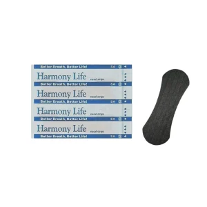 Extra Strength Black Non Woven Fabric Anti Snoring Breathable Nose Strips for Sweat Resistant Nose Tape