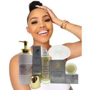 Extra Whitening Mineral Power Cream Set Instant Glow Transformation with AHA Vitamin C Jojoba Oil