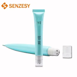 Eye Cream Tube 20ml PE Plastic Roller Lipbalm Container with Applicator for BB Cream Cosmetic Packaging Supply