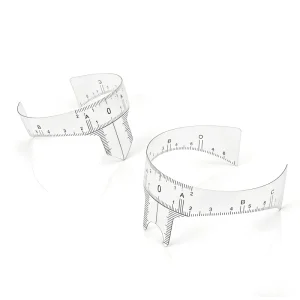 Eyebrow Care Template Shaper Ruler Reusable Eyebrow Measuring Makeup Beauty Tool for Permanent Makeup Microblading Eyebrow