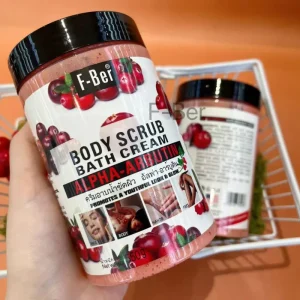 F Ber Body Scrub 550g Exfoliating Skin Alpha Arbutin Scrub Bath Cream Super Whitening Correct Spots Glowing Face