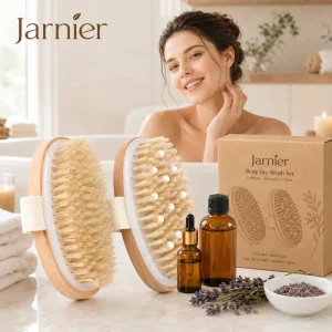FSC Factory 100% Natural Vegan Sisal Bristle Exfoliating Brush Bamboo Wooden Handle Shower Dry Body Bath Brush