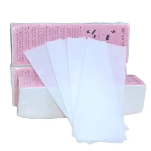 FX T310 Disposable Wax Strips for Hair Removal Treatments Extra Thick Non Woven Fabric Depilation Cloths Use with Depilatory Wax