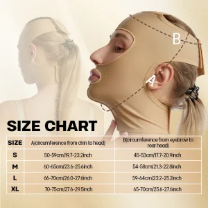 Face Chin V Line Shaper Slimmer Neck and Chin Compression Garment Wrap Post Surgical Chin Strap Bandage Face Slimmer