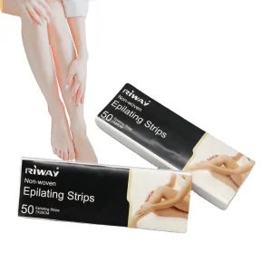 Face Leg Body Biodegradable Epilating Wax Strips Private Label Custom Hair Removal Disposable Nonwoven Waxing Paper Roll