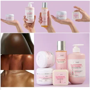 Face Whitening Anti Aging Lightening Cream Soap Oil Lotion Serum All Natural Shea Butter LKIAE Skin Care Set