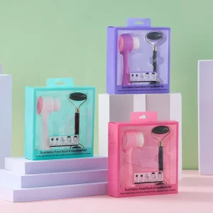 Facial Cleansing Brush Jade Roller Massage Stick Face Pushing Beauty Device Eye Jade Pusher Set Grooming Products Kit