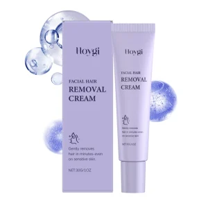 Facial Hair Removal Cream Painless Gentle Hair Remover Fast Effective Non Irritating Nourish Smoothing Skin Care