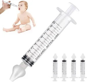 Factory 10ml Baby Infant Kid Nasal Nose Cleaner Rinsing Tool Silicon Baby Nasal Aspirator Syringe