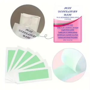 Factory 4.5*9cm Hair Removal Wax Strip Paper Portable Natural Private Label Hair Removal Body Wax Strip