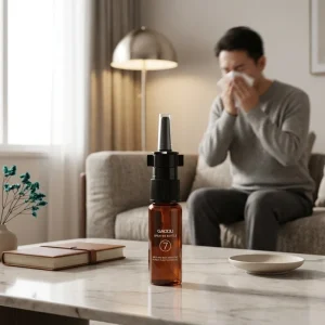 Factory Bottle Personal Care Plastic Spray Nasal Transparent Blue Green Brown Fine Mist Throat Spray Packaging Bottle