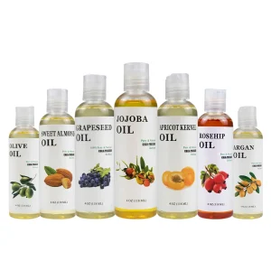 Factory Carrier Oil Organic 100% Pure Avocado Almond Jojoba Grape Aloe Argan Oil for Skin Hair Care