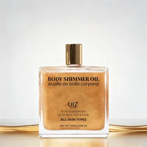 Factory Custom Body Shimmer Oil Moisturizer Herbal Illuminating Highlighter Lightening Nourishing Tanning Sample Size Body