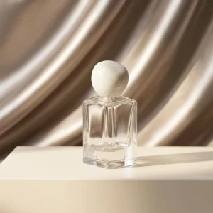 Factory Custom Empty Luxury Perfume Container Pump Sprayer 30ml 50ml 100ml Thick Bottom Glass Square Bottle Wood Cap Autonomy