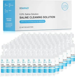 Factory Custom Logo Disposable Nasal Care 0.9% Isotonic Sodium Chloride Saline Irrigation Solution Nebulizer Inhalation Made