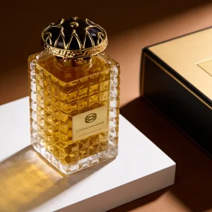 Factory Customized Clear Square Luxury Perfume Bottle 100ml Empty Perfume Bottle with Box