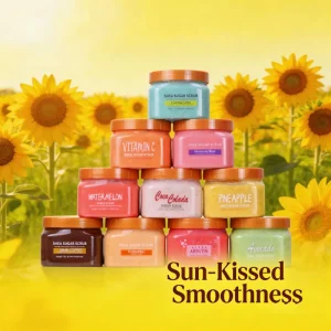 Factory Direct Cream Fruit Scented Exfoliating Scrubs for Skin Whitening and Nourishing