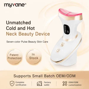 Factory Direct Hot Cold Neck Lifting Massager Long Battery Life Heating Cooling Face Body Care Device for Daily Skincare