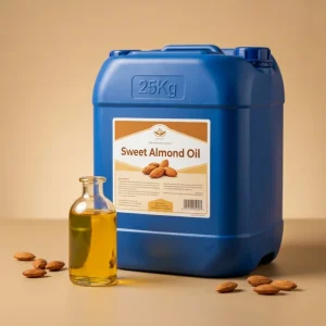 Factory Direct Supply 100% Pure Cold Pressed 25kg Sweet Almond Oil Carrier Oil for Hair Body Cream Face Lotion Skin Care