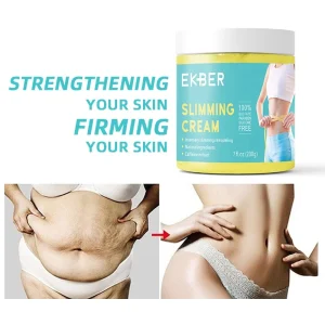 Factory Ekber Weight Loss Flat Belly Abdomen Body Massage Ginger Fat Burning Slimming Cream Bulk Fat Burner