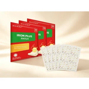 Factory Iron Plus Transdermal Patch Private Label Iron Bisglycinate with Beta Carotene Energy Support Patch
