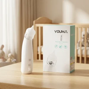 Factory LCD Display Electric Nasal Aspirator Adjustable Powerful Suction Level Baby Care Newborn Infant Soft Silicone Tip