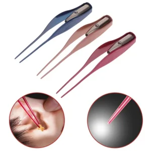 Factory LED Flashlight Earpick With Light Earwax Remover Ear Curette Spoon Care Tool for Kids