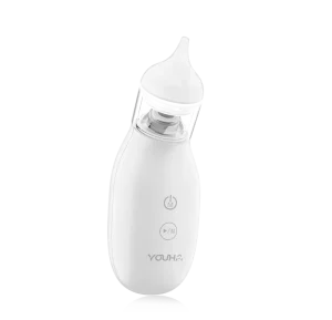 Factory OEM Nasal Aspirator Electric Nose Aspirator Soft Silicone Baby Care Nose Sucker Cleaner 3 Adjustable Suction Level