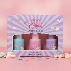 Factory Price Mini Bath Set Unicorn Bath Gift Set Body Oil Moisturizing Skin Care Set