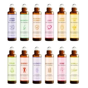 Factory Price Natural Roll on Blend Oil 10ml Therapeutic Roller Essential Oil for Skin and Body