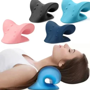 Factory Price Nonwoven Massage Pillow Neck Recliner and Cervical Spine Pillow for Sleeping and Relaxation