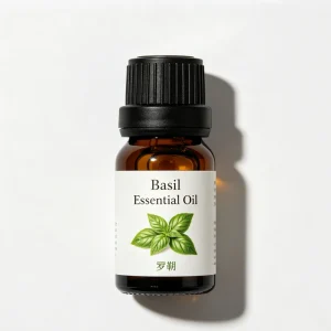 Factory Pure Sweet Basil Essential Oil Natural Steam Distilled Aromatherapy Skin Care Massage Oil OEM Custom