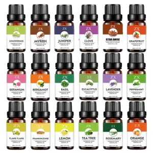 Factory Retails 40 Different New Diffuser Essential Oils X 10ml for Personal Use Aromatherapy Skin Care Massage