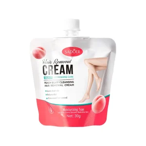 Factory SADOER Peach Silk Gentle Depilatory Cream for Underarms and Legs