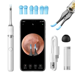 Factory Safe Easy Smart HD Visual Scope WiFi Wireless Portable App Control Remover Ear Cleaner Otoscope Ear Camera