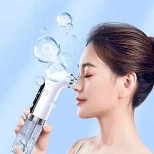 Factory Salon Home Use Nose Facial Acne Treatment Pore Cleaner Blackhead Remover Hand Held Vacuum Water Circulation 6 Suction