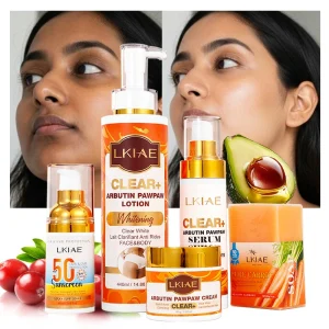 Factory Super Whitening Skin Care Set Niacinamide VC Brightening Anti-wrinkle Lotion Cream Serum Sunscreen Soap Skin Care Set