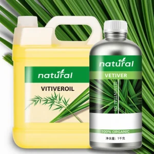 Factory Supply Pure Vetiver Essential Oil 100% Pure Aromatherapy Perfume Vetiver Oil for Skin Care
