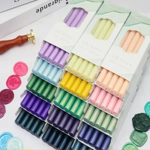 Fashionable Fire Paint Wax Rods Round Wax Strips Eco friendly sealed Envelope Mouth Fire Paint Seal Wax