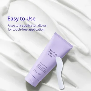 Fast and Gentle Depilatory Cream for Men and Women, Portable Design