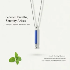 Flavored Air Stick Quit Smoking Inhaler Aromatherapy Breathing Meditation Aid Health Care Device Fashion Neck Lanyard 5 Colors
