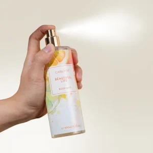 Floral and Fruity Long Lasting Scent Yellow Spray Perfume Body Mist for Women