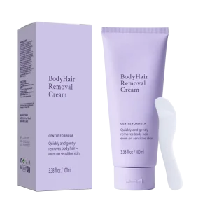 Flower Scented Washable Body Legs Hair Removal Spray with Spatula Applicator