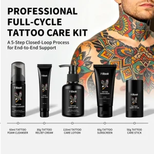 Foam Cleanser Tattoo Care Lotion Repair Cream Sunscreen Stick Aftercare Supplies Travel Set Tattoo Kit