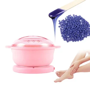 Foldable Silicone Electric Wax Melt Warmer Non Stick Easy Clean Depilatory Wax Heater for Hair Removal